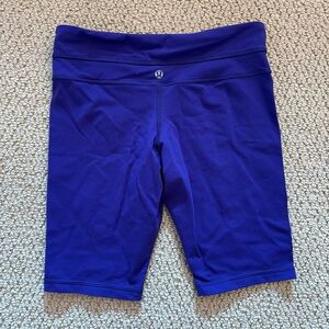 lululemon Purple Biker Shorts
